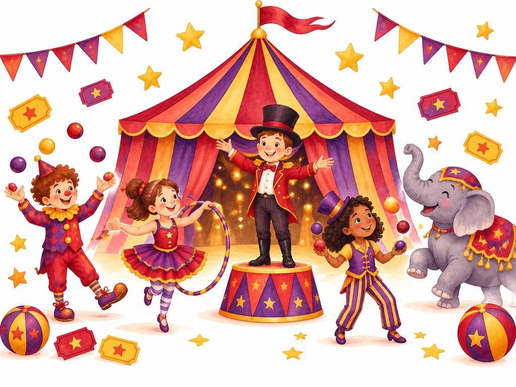 Illustratie Circus