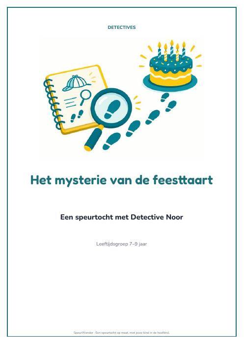Cover uit het Detectives-pakket