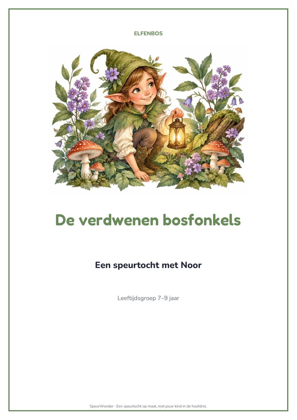 Cover uit het Elfenbos-pakket