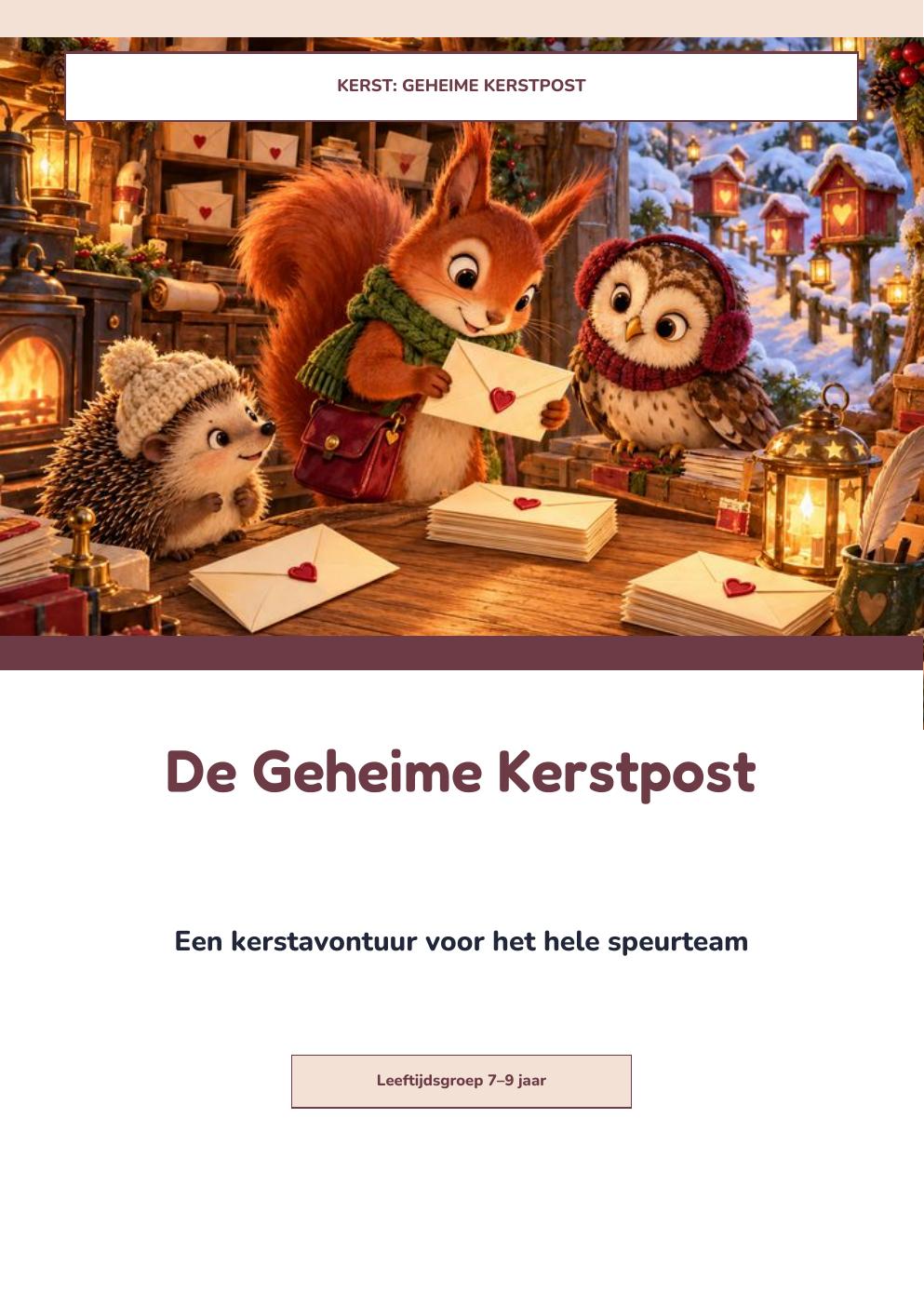 Cover uit het Kerst: Geheime Kerstpost-pakket