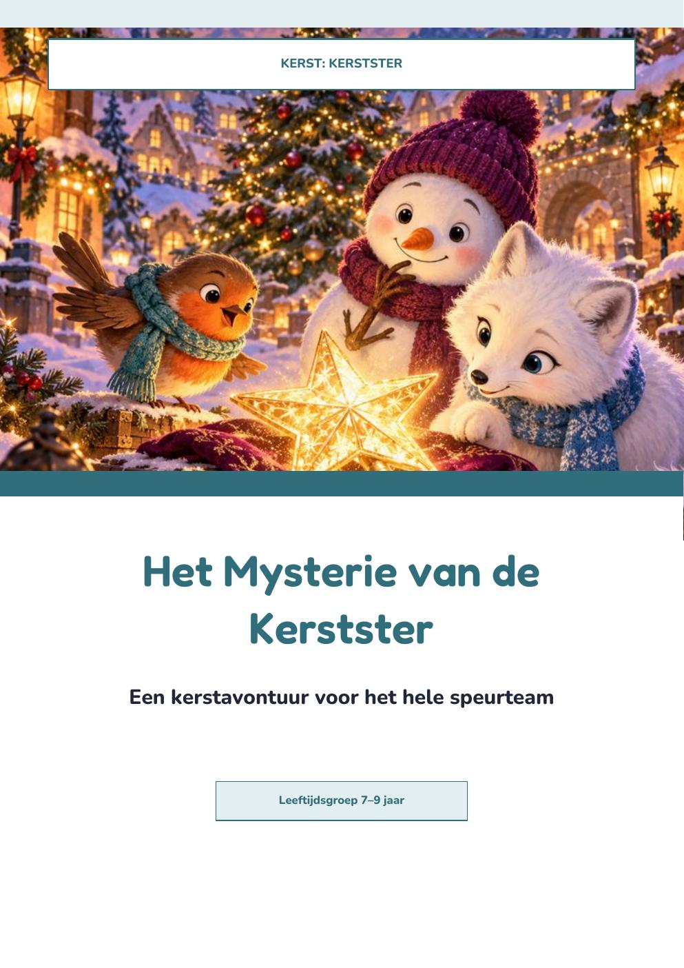 Cover uit het Kerst: Kerstster-pakket