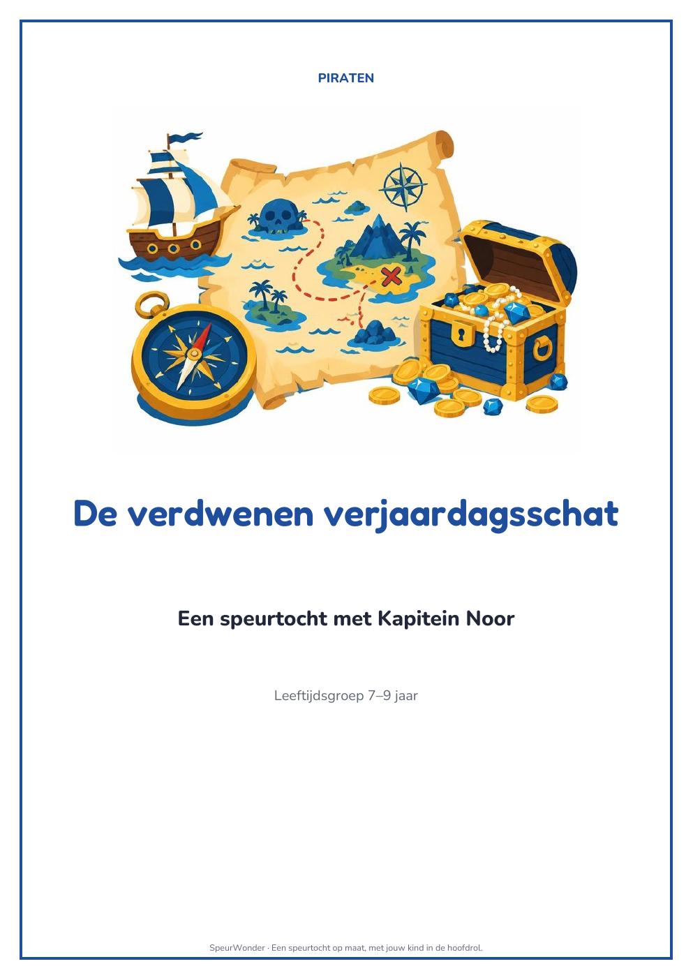 Cover uit het Piraten-pakket
